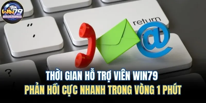 Thời gian hỗ trợ viên Win79 phản hồi cực nhanh trong vòng 1 phút Thời gian hỗ trợ viên Win79 phản hồi cực nhanh trong vòng 1 phút